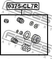 Febest 0375-CL7R - Reparationssats, bromsok xdelar.se