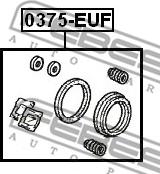 Febest 0375-EUF - Reparationssats, bromsok xdelar.se