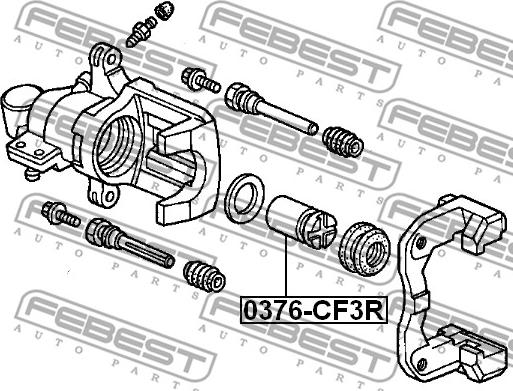 Febest 0376-CF3R - Kolv, bromsok xdelar.se