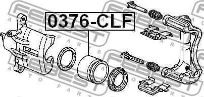 Febest 0376-CLF - Kolv, bromsok xdelar.se