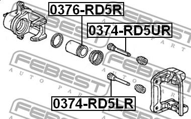 Febest 0376-RD5R - Kolv, bromsok xdelar.se