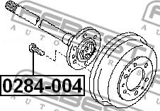 Febest 0284-004 - Hjulbult xdelar.se