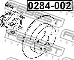 Febest 0284-002 - Hjulbult xdelar.se