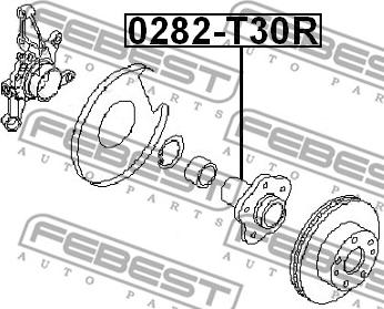 Febest 0282-T30R - Hjulnav xdelar.se