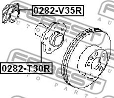 Febest 0282-V35R - Hjullagerssats xdelar.se