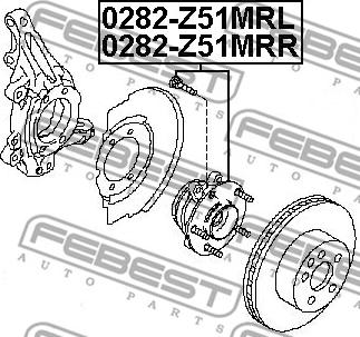 Febest 0282-Z51MRR - Hjulnav xdelar.se