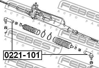 Febest 0221-101 - Parallellstagsled xdelar.se