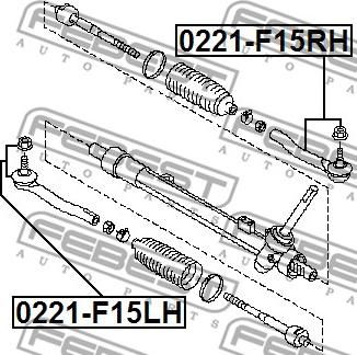 Febest 0221-F15RH - Parallellstagsled xdelar.se