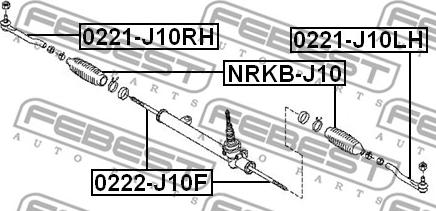 Febest 0222-J10F - Inre styrled xdelar.se