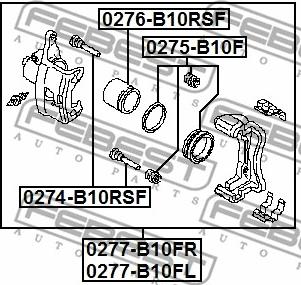 Febest 0276-B10RSF - Kolv, bromsok xdelar.se