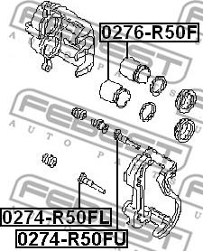 Febest 0274-R50FU - Styrtapp, bromsok xdelar.se