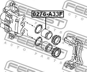 Febest 0276-A33F - Kolv, bromsok xdelar.se