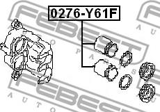 Febest 0276-Y61F - Kolv, bromsok xdelar.se