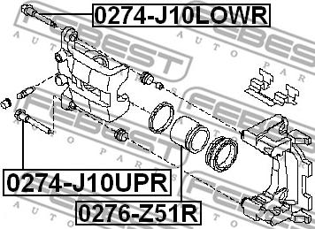 Febest 0276-Z51R - Kolv, bromsok xdelar.se