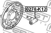 Febest 0278-K12 - Hjulcylinder xdelar.se