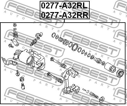 Febest 0277-A32RR - Bromsok xdelar.se