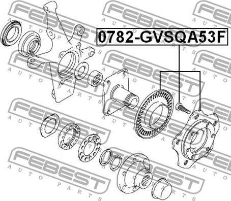 Febest 0782-GVSQA53F - Hjulnav xdelar.se