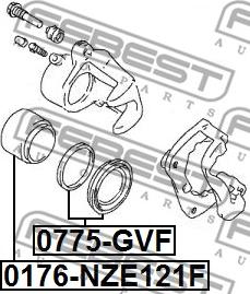 Febest 0775-GVF - Reparationssats, bromsok xdelar.se