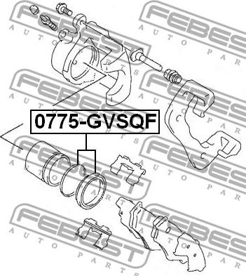 Febest 0775-GVSQF - Reparationssats, bromsok xdelar.se