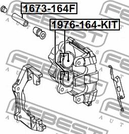 Febest 1976-164F-KIT - Reparationssats, bromsok xdelar.se