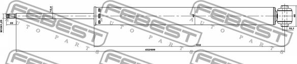 Febest 164469998R - Stötdämpare xdelar.se