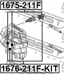 Febest 1675-211F - Reparationssats, bromsok xdelar.se