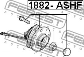 Febest 1882-ASHF - Hjulnav xdelar.se