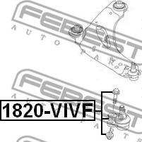 Febest 1820-VIVF - Stöd- / Styrstag xdelar.se