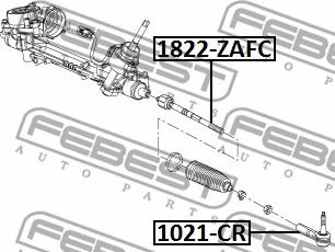 Febest 1822-ZAFC - Inre styrled xdelar.se