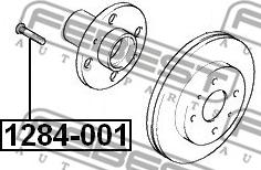 Febest 1284-001 - Hjulbult xdelar.se