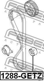 Febest 1288-GETZ - Styrrulle, kuggrem xdelar.se