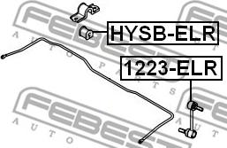 Febest 1223-ELR - Länk, krängningshämmare xdelar.se