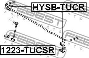 Febest 1223-TUCSR - Länk, krängningshämmare xdelar.se