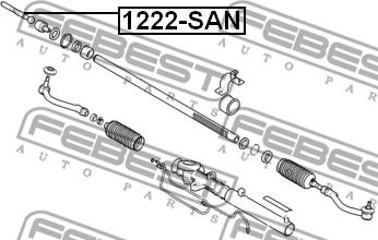 Febest 1222-SAN - Inre styrled xdelar.se