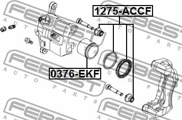 Febest 1275-ACCF - Reparationssats, bromsok xdelar.se