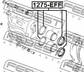 Febest 1275-EFF - Reparationssats, bromsok xdelar.se