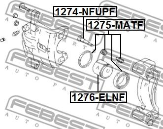 Febest 1275-MATF - Reparationssats, bromsok xdelar.se