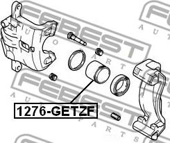 Febest 1276-GETZF - Kolv, bromsok xdelar.se