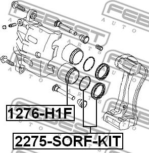 Febest 1276-H1F - Kolv, bromsok xdelar.se