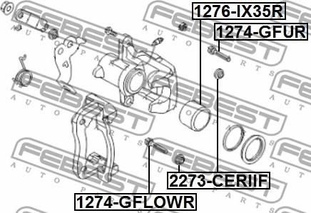 Febest 1276-IX35R - Kolv, bromsok xdelar.se