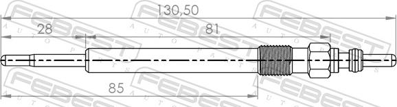 Febest 17642-002 - Glödstift xdelar.se