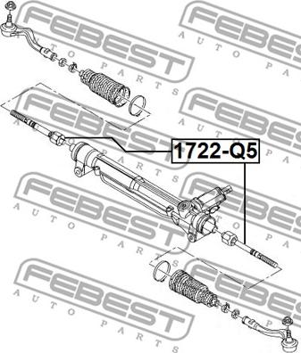 Febest 1722-Q5 - Inre styrled xdelar.se