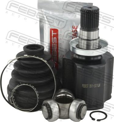 Febest 3511-SX11LH - Ledsats, drivaxel xdelar.se