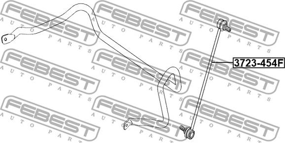 Febest 3723-454F - Länk, krängningshämmare xdelar.se