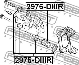 Febest 2975-DIIIR - Reparationssats, bromsok xdelar.se