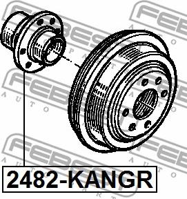 Febest 2482-KANGR - Hjulnav xdelar.se