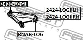 Febest 2420-LOGII - Stöd- / Styrstag xdelar.se