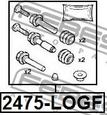 Febest 2475-LOGF - Styrlagersats, bromsok xdelar.se