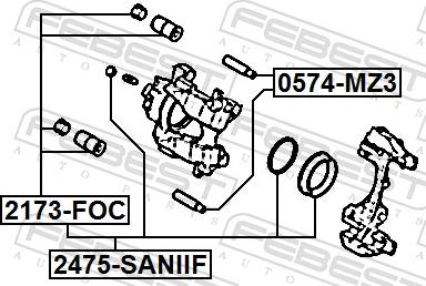 Febest 2475-SANIIF - Reparationssats, bromsok xdelar.se