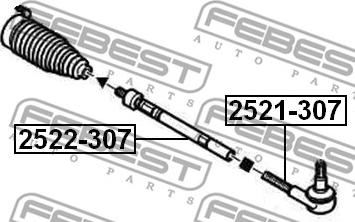 Febest 2521-307 - Parallellstagsled xdelar.se